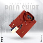 RL Premium Maroon Solid Shirt