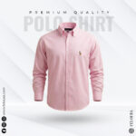 RL Premium Baby Pink Solid Shirt