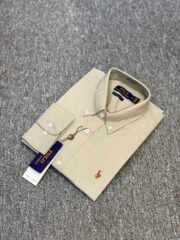 RL Premium Beige color Solid Shirt - Image 2