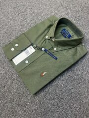 RL Premium Olive Solid Shirt - Image 2