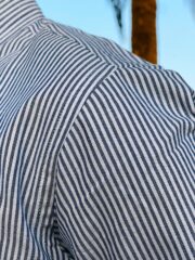 RL Premium Jeans Blue Stripe Shirt - Image 5