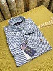 RL Premium Jeans Blue Stripe Shirt - Image 2