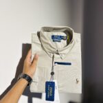 RL Premium Beige color Solid Shirt