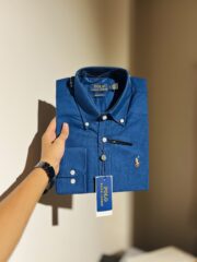 RL Premium Royal Blue Solid Shirt