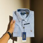 RL Premium Sky Blue Solid Shirt