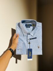 RL Premium Sky Blue Solid Shirt