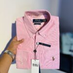 RL Premium Baby Pink Solid Shirt