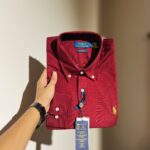 RL Premium Maroon Solid Shirt