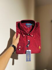 RL Premium Maroon Solid Shirt