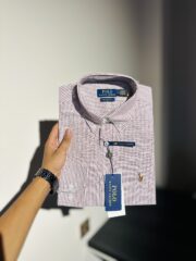 RL Peach Stripe Premium Shirt