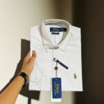 RL Premium White Solid Shirt