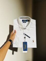 RL Premium White Solid Shirt