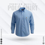 RL Premium Sky Blue Solid Shirt