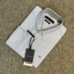 Tommy Sky Blue Solid Shirt