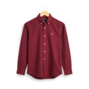 RL Premium Maroon Solid Shirt - Image 3