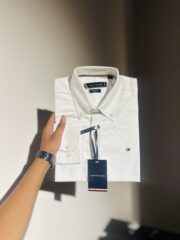 Tommy White Solid Shirt