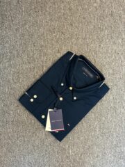 Tommy Midnight Blue Solid Shirt - Image 2