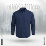 Tommy Midnight Blue Solid Shirt