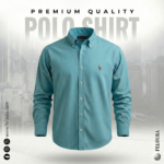 RL Sea Green Solid Shirt