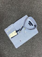 Tommy Sky Blue Solid Shirt - Image 2