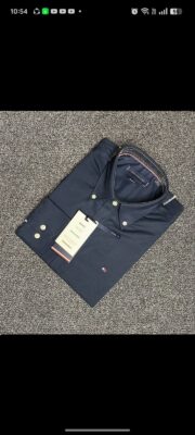 Tommy Midnight Blue Solid Shirt - Image 2