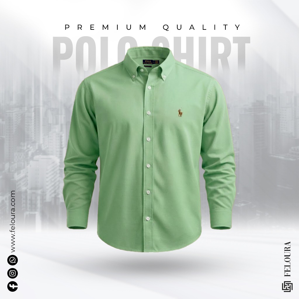 IMG-20260222-WA0019.jpg RL Premium Mint Solid Shirt - Image 1