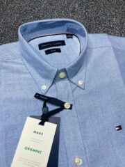 Tommy Sky Blue Solid Shirt - Image 2