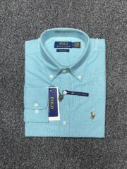 RL Sea Green Solid Shirt - Image 3