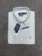 RL Premium Mint Blue Solid Shirt - Image 3