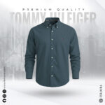 Tommy Denim Solid Color Shirt