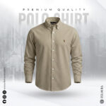RL Premium Khaki Solid Shirt