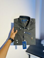 RL Premium Dark Olive Solid Shirt