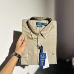 RL Premium Khaki Solid Shirt
