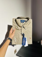RL Premium Khaki Solid Shirt