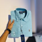 RL Sea Green Solid Shirt