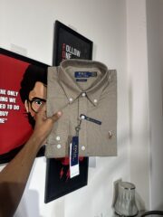 RL Premium Khaki Solid Shirt