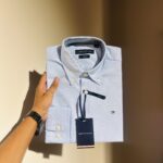 Tommy Sky Blue Solid Shirt