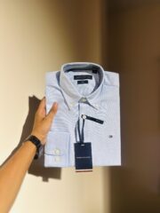 Tommy Sky Blue Solid Shirt