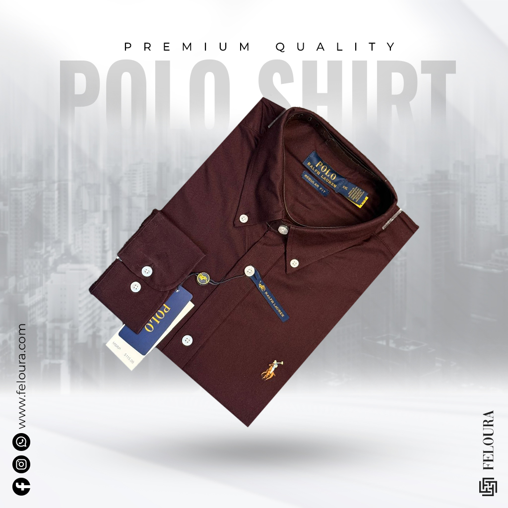 7.jpg RL Premium Chocolate Solid Shirt - Image 1