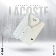 Lacoste Premium White Solid Shirt