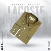 Lacoste Premium Olive Solid Shirt