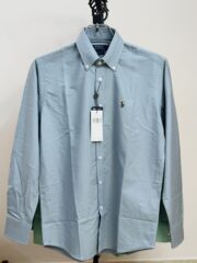 RL Premium Mint Blue Solid Shirt - Image 2