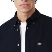 Lacoste Premium Black Solid Shirt - Image 3