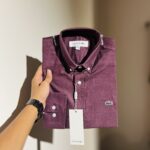 Lacoste Premium Purple Solid Shirt