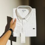 Lacoste Premium White Solid Shirt