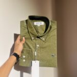 Lacoste Premium Olive Solid Shirt