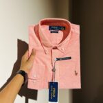 RL Premium Light Peach Solid Shirt