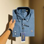 RL Premium Jeans Blue Solid Shirt