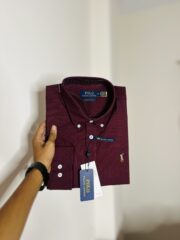 RL Premium Chocolate Solid Shirt