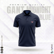 GANT Midnight Blue Color POLO T-Shirt